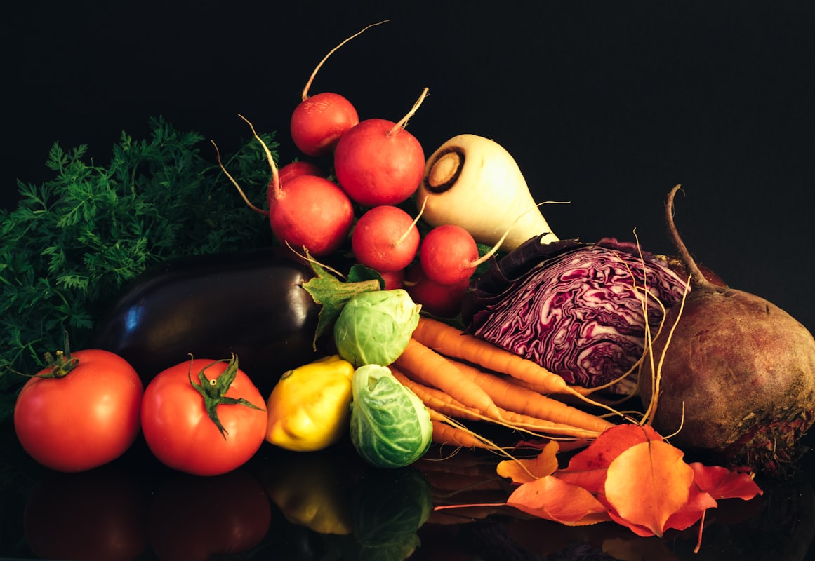 Selezione verdure fresche